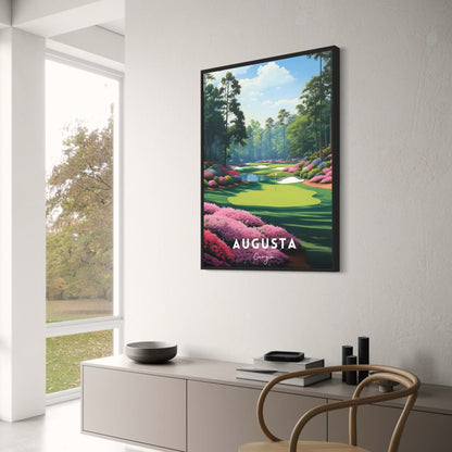 A Tribute To The World's Greatest Golf Courses | Golf Poster | Georgia | Augusta