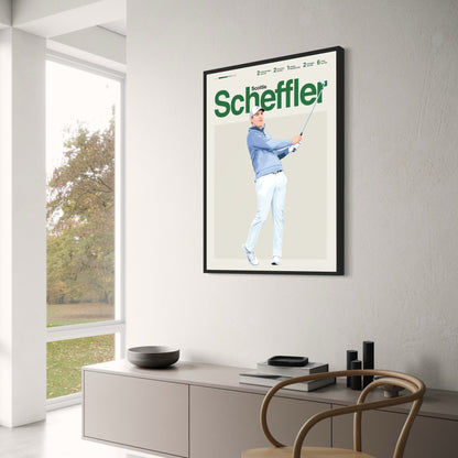 Scottie Scheffler | Dynamische Kunst van Golflegendes