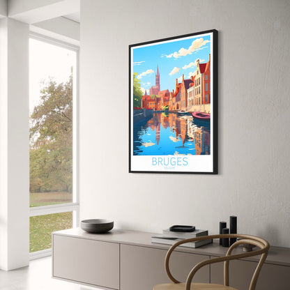 Schilderachtig Uitzicht op Brugge | België Stadslandschap Fotografie