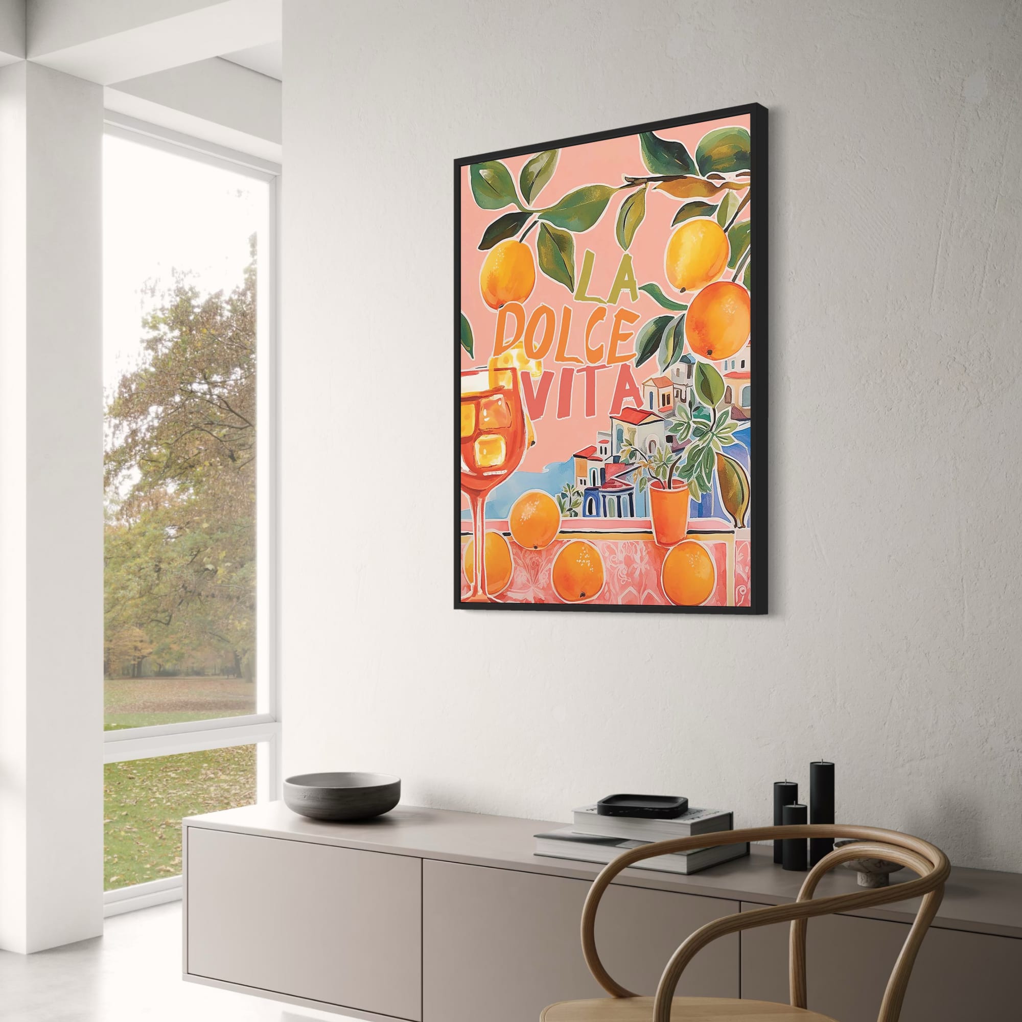 Aperol & Oranges | Vintage Italian Retro Style – Wall Of Art Studio
