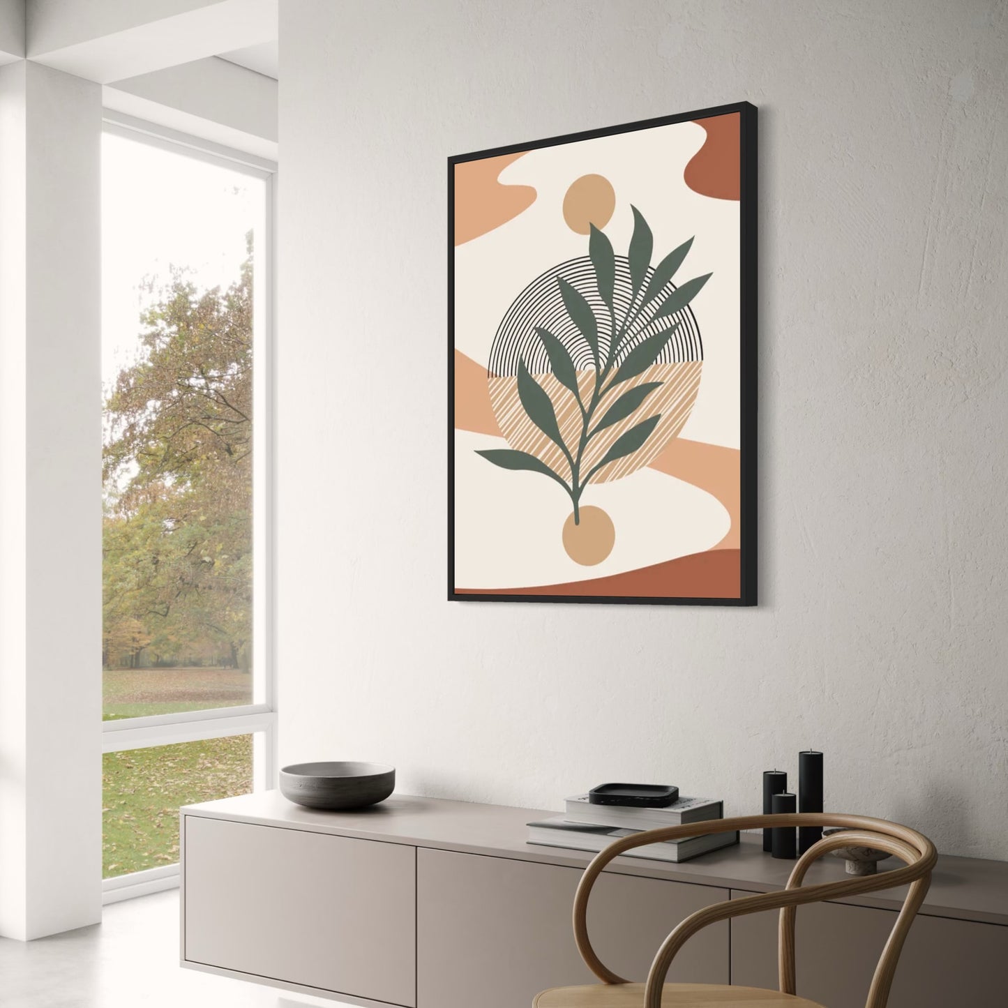 Rustikale Pflanzenmotive | Illustrationen von Pflanzen im Vintage-Stil