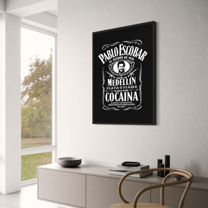Pablo Escobar | Vintage Whiskey Etiket Kunst