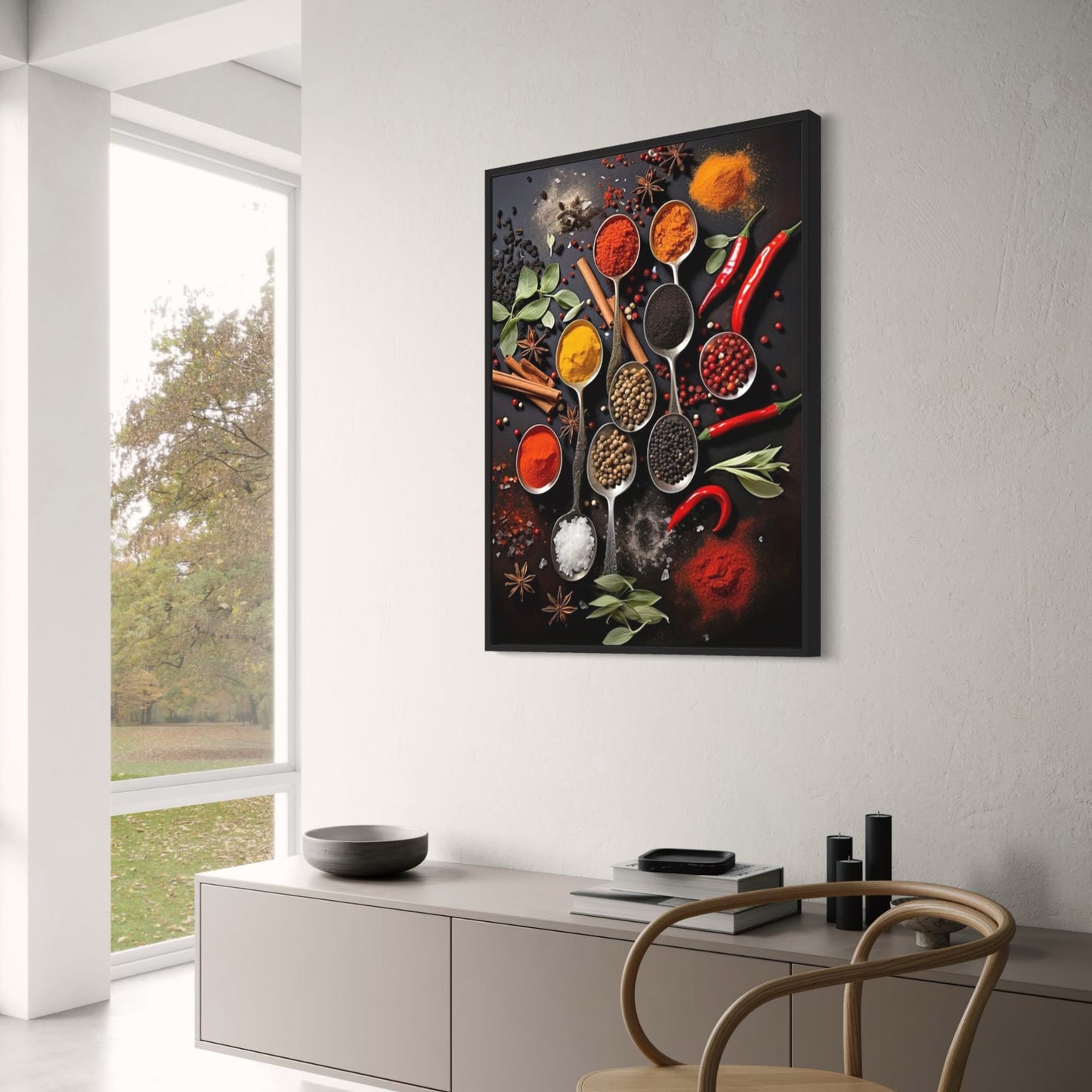 Löffel voller Gewürze | Vintage-Küche