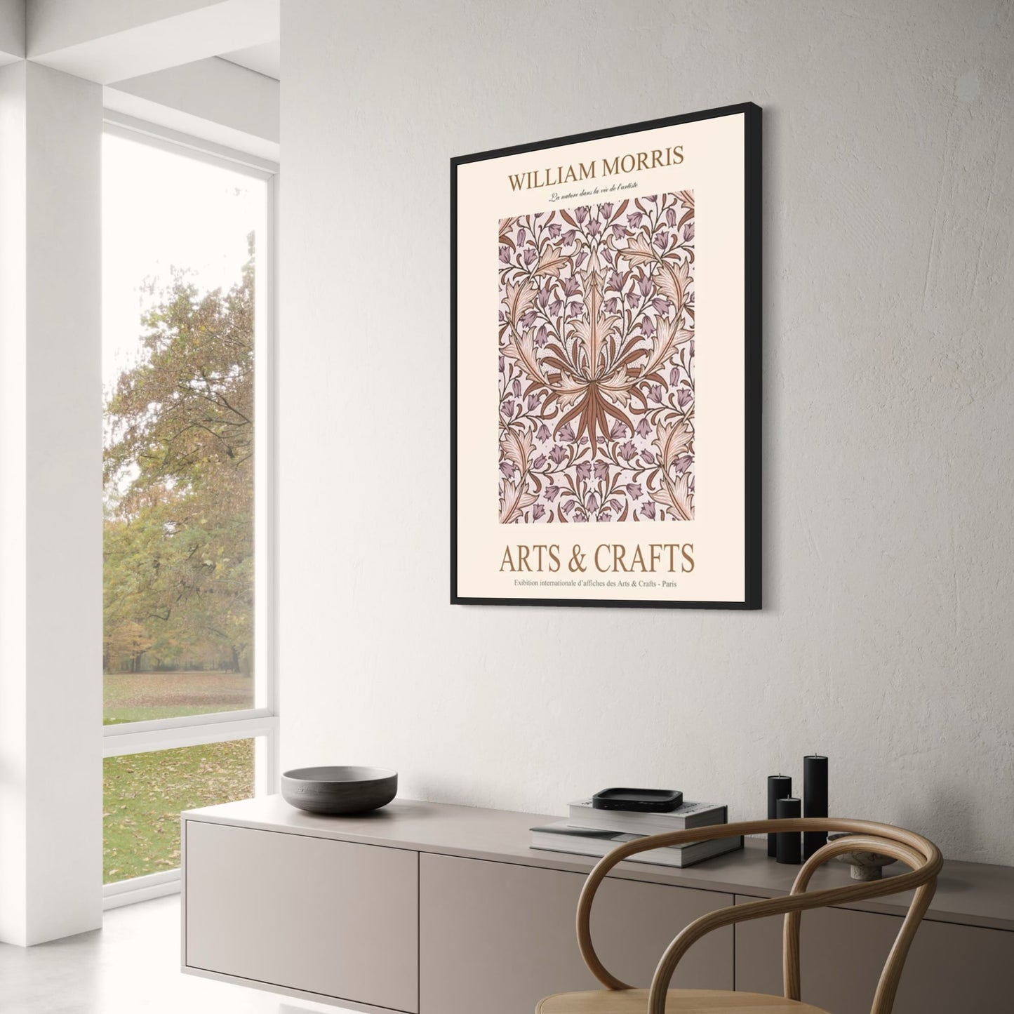 William Morris Poster | Hyacinth Design | Decorative Artwork | Home & Garden Decor | Vintage Style | Art Print