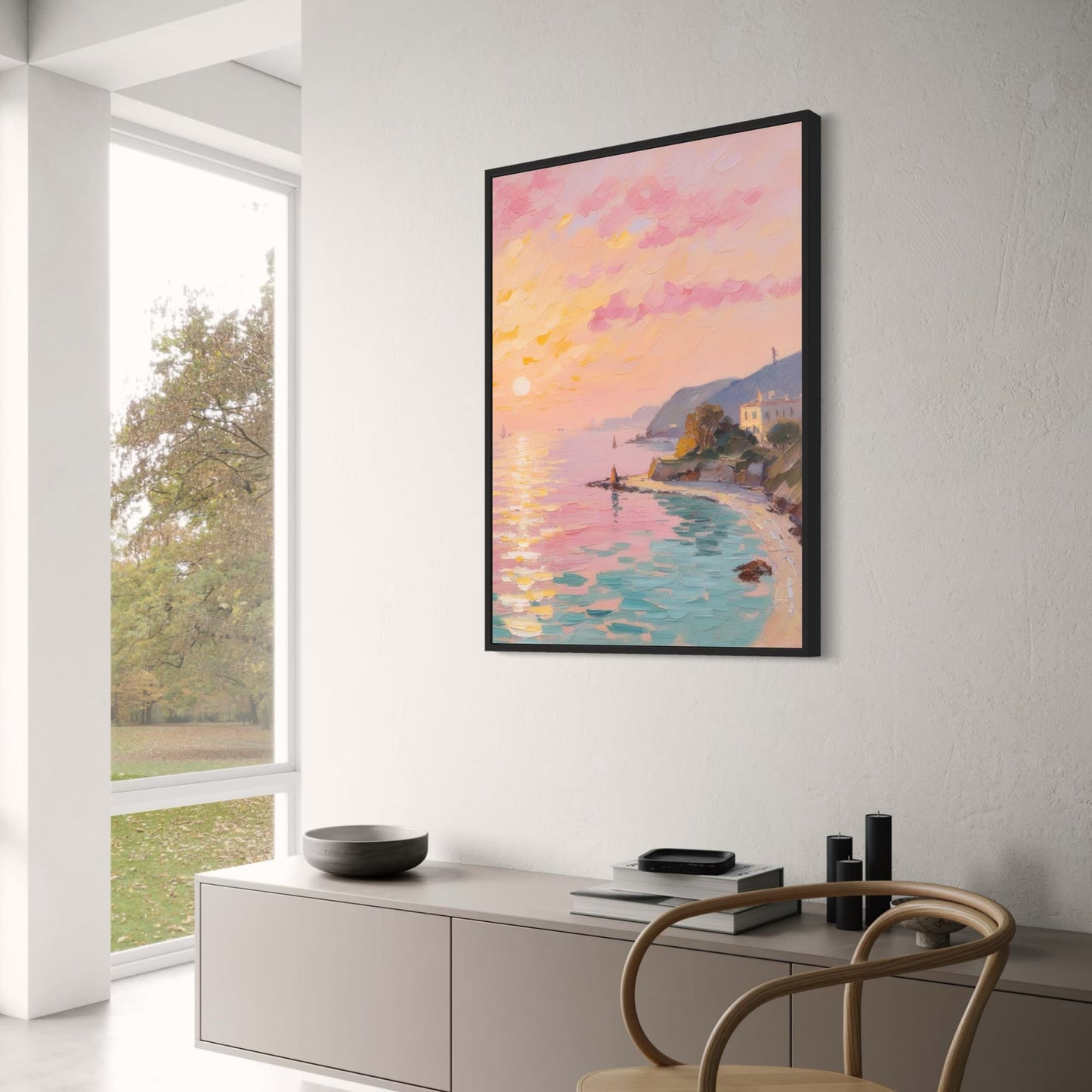 Küstenstrandszene | Ruhige Meereslandschaft