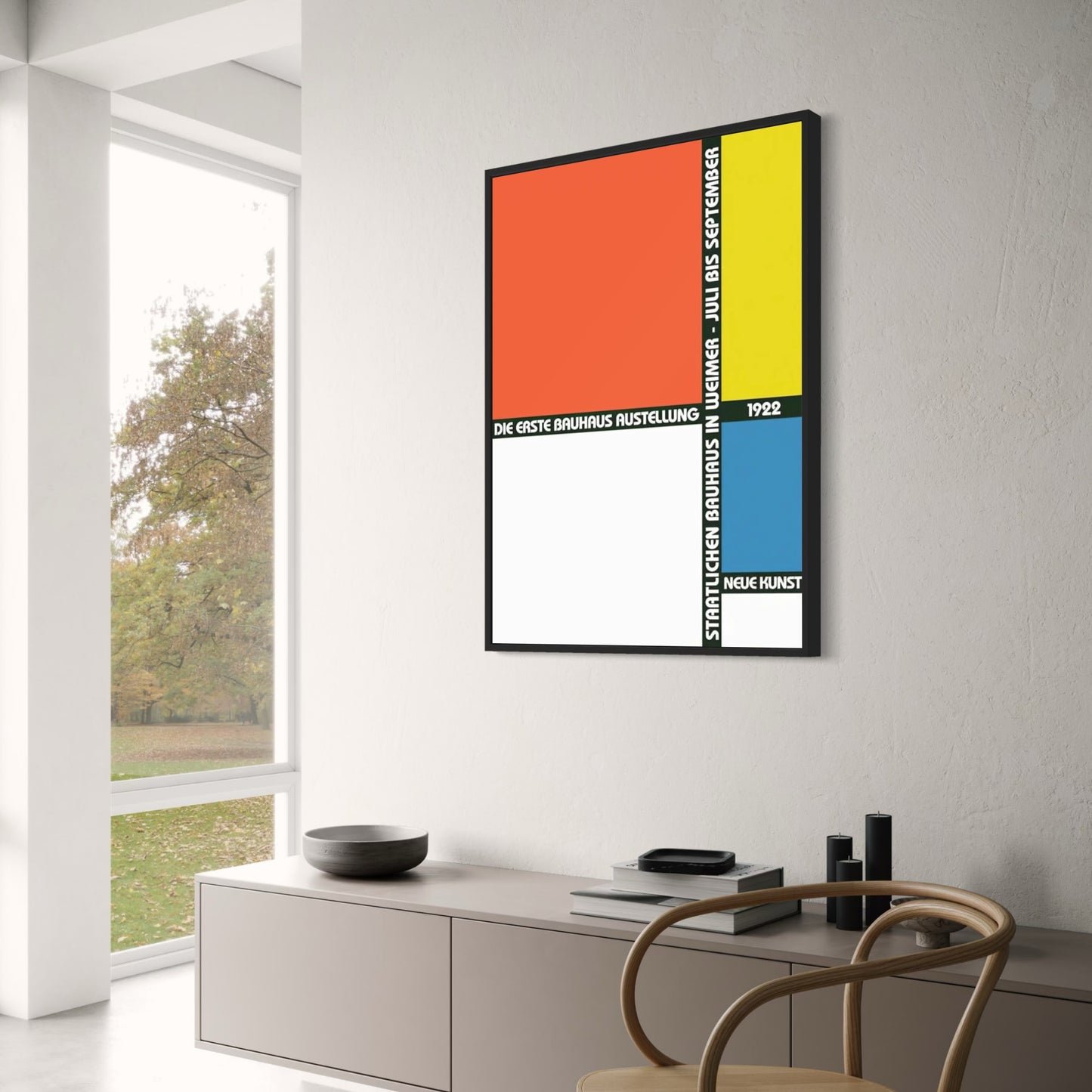 Piet Mondrian | Bauhaus 1922 Tentoonstelling