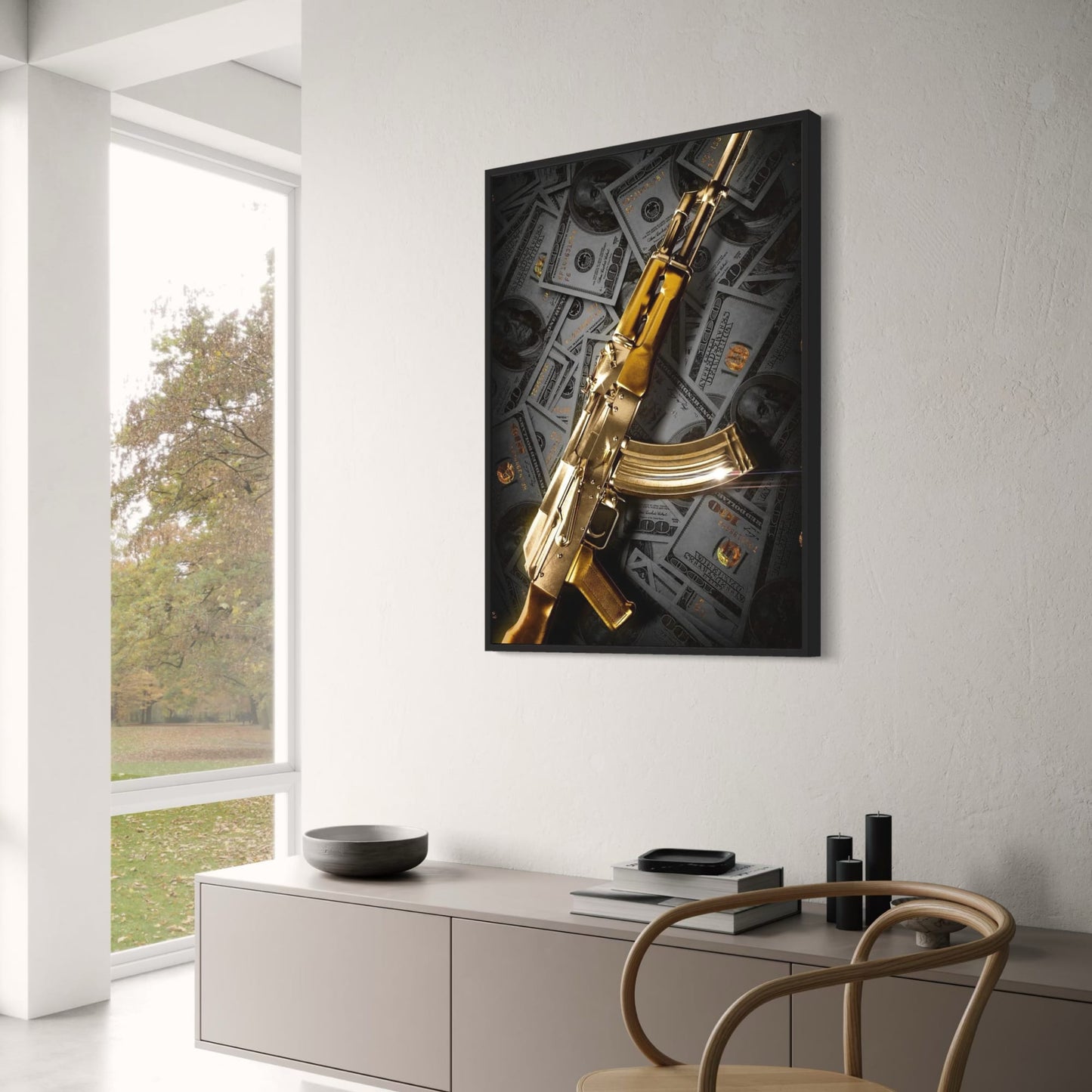 Golden AK-47 | Luxury Wealth Art
