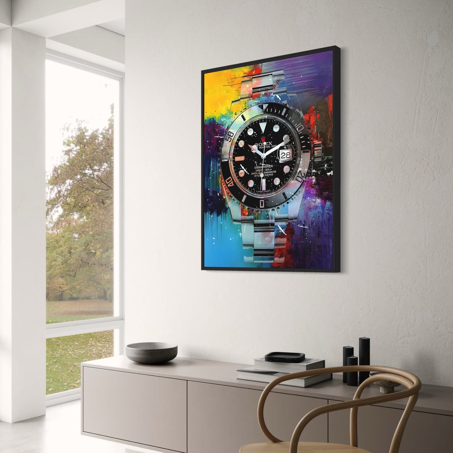 Rolex Submariner | Zwarte Graffiti Kunst