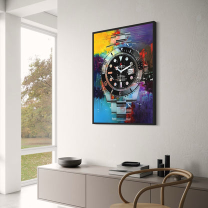 Rolex Submariner | Zwarte Graffiti Kunst