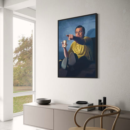 Leinwandposter „The Wolf of Wall Street“ | Leonardo DiCaprio Kunst | Klassische Filmwandkunst | Wohndekoration