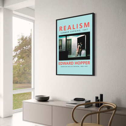 Edward Hopper | Sommerabend 1947 | Amerikanische Vintage-Kunst