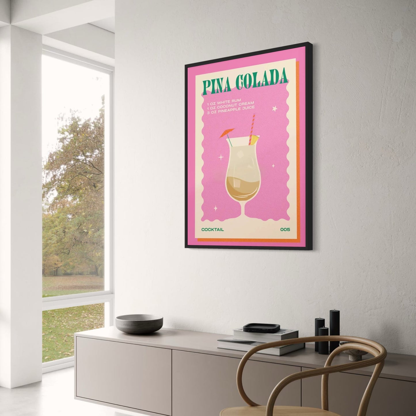 Vintage Pina Colada | Retro-Cocktailkunst