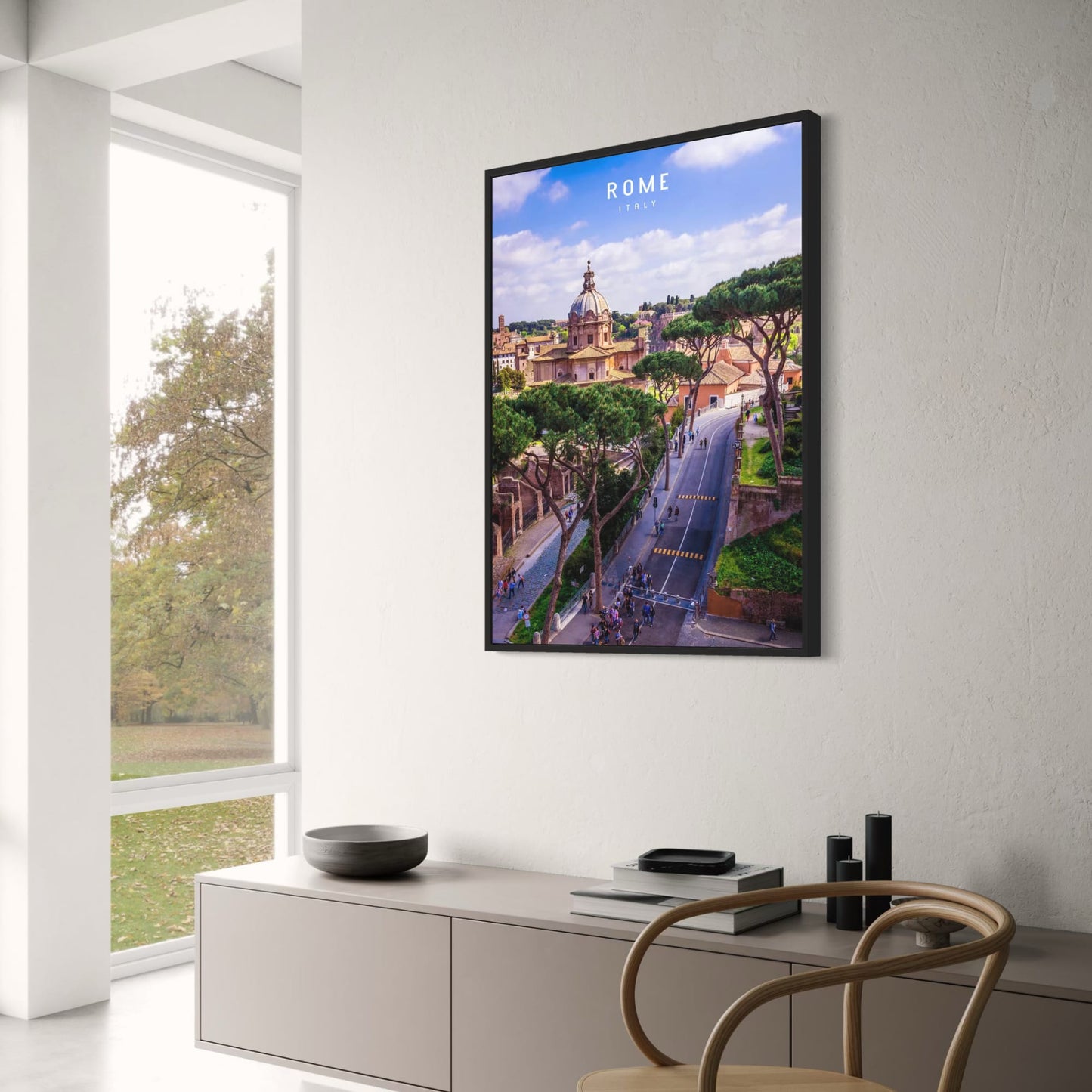 Forum Romanum | Rom | Italien | Spaziergang durch die Ruinen der Zeit | Herz der antiken Stadt | Zeitlose Rom-Poster