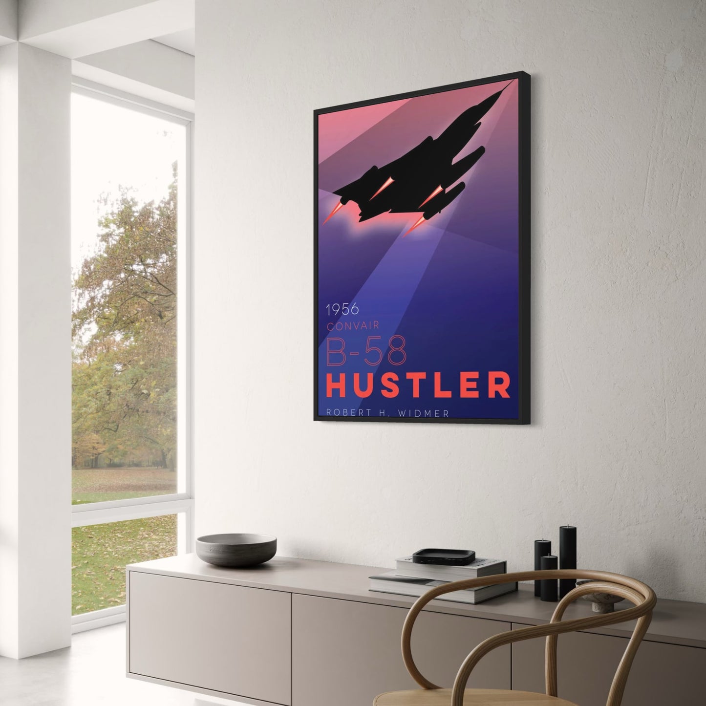 1956 Convair B-58 Hustler | Retro Aviation | Bold Colors
