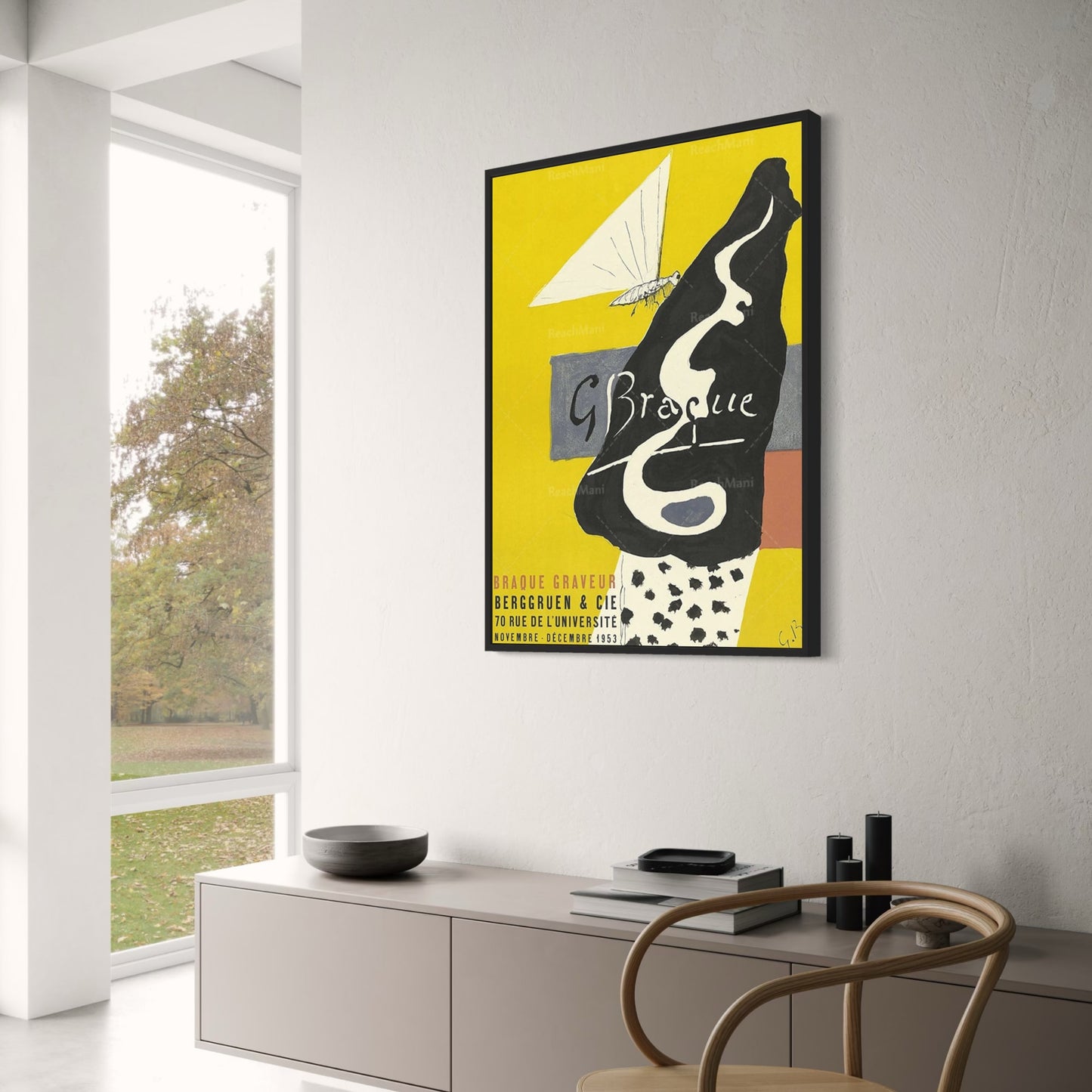 Georges Braque | Graveur 1953 | Französisches Vintage-Kunstwerk