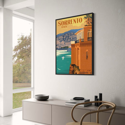 Sorrento-Landschaft | Vintage italienische Kunst | La Dolce Vita