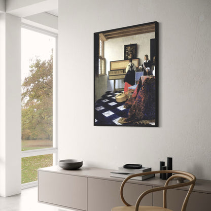 Johannes Vermeer | De Muziekles | Klassieke Nederlandse Kunst