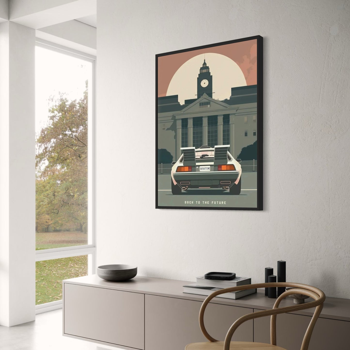 Back to the Future Poster | Marty McFly | Robert Zemeckis Inspired | Adventurous Time Travel Art | Cinematic Wall Decor