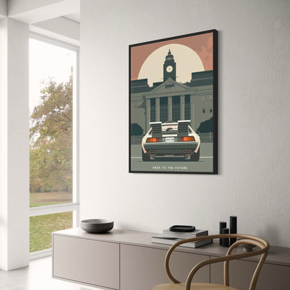 Back to the Future Poster | Marty McFly | Robert Zemeckis Inspired | Adventurous Time Travel Art | Cinematic Wall Decor