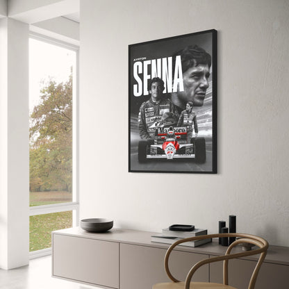 Ayrton Senna F1-Rennfahrer-Poster | Heimdekor-Wandkunst für Wohnzimmer, Schlafzimmer, Bar, Café