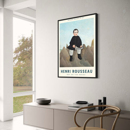 Henri Rousseau | Der Junge auf den Felsen | Klassische Kunst