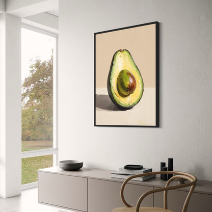 Avocado-Illustration | Moderne botanische Kunst