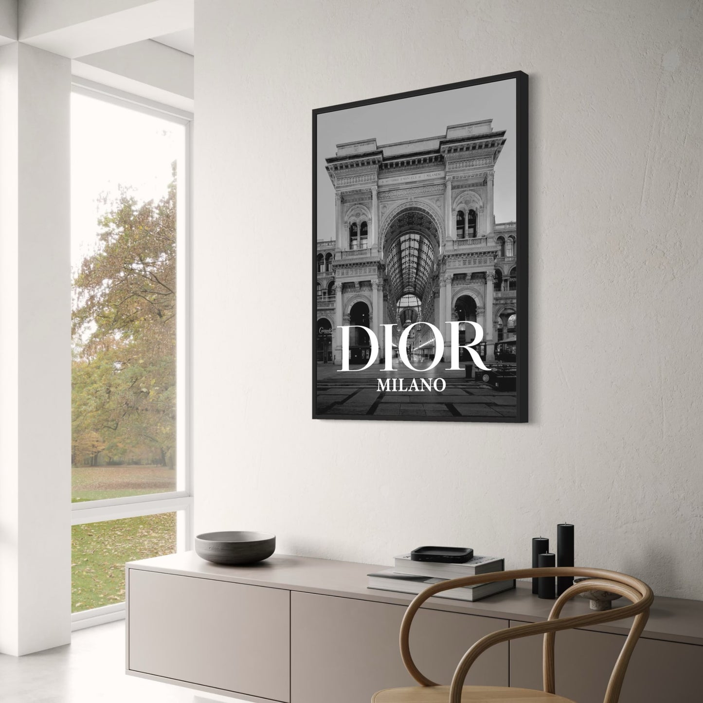 Dior Mailand | Luxuriöse Mode in Italiens Modehauptstadt | Schicke Dior-Poster