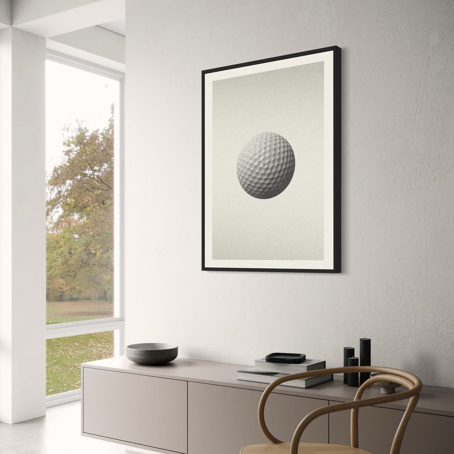 Golf Ball Poster | Celebrating Iconic Golf Legends | Dynamic Artwork of Skill, Passion, and Legacy