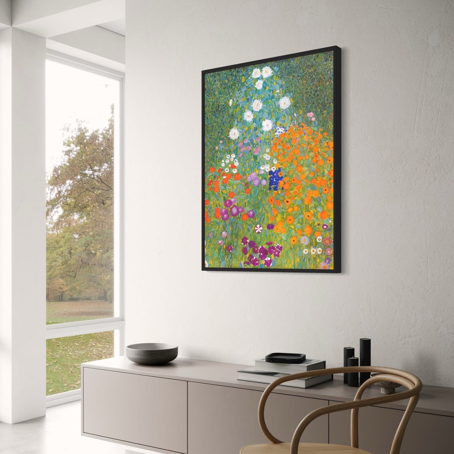 Klimt's Bloementuin | Art Nouveau Floraal Vintage