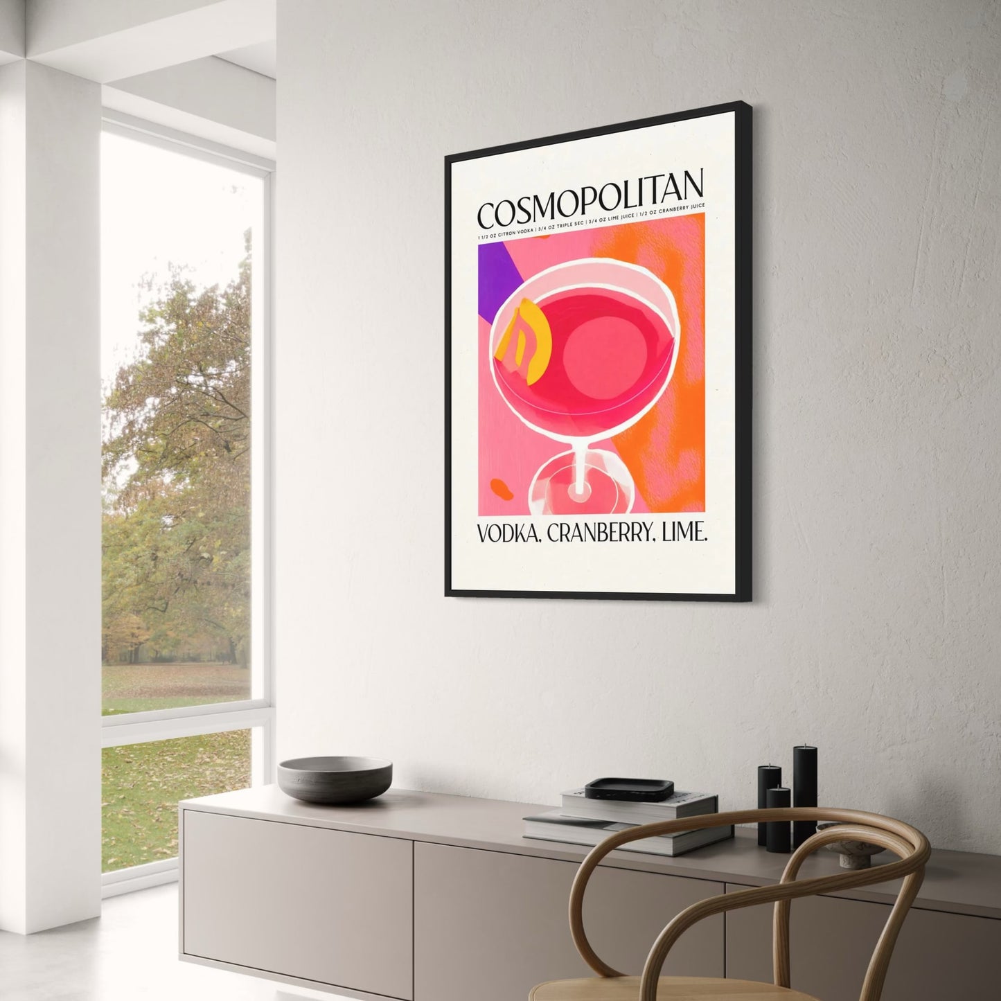 Wodka Cranberry Lime | Moderne Cocktailkunst