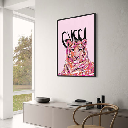 Gucci Tijger | Wilde Dieren Mode Illustratie