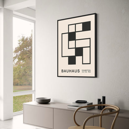 Bauhaus-Abstraktion | Moderne Wärme | Minimalistische geometrische Kunst