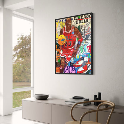 Michael Jordan | Chicago Bulls | Graffiti Stijl