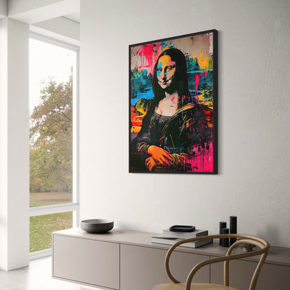 Mona Lisa Graffiti | Moderne Punk Renaissance