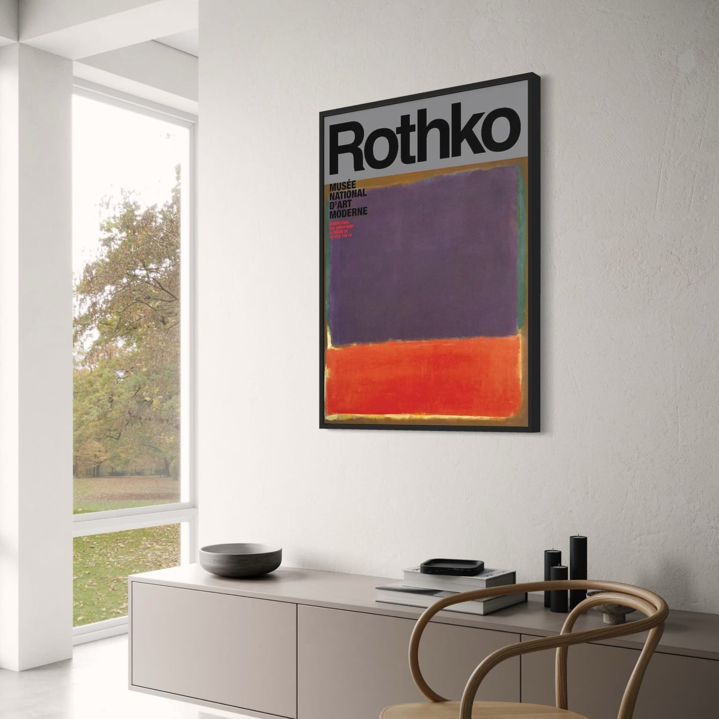 Rothko | Purple and Red Composition | Color Field Painting