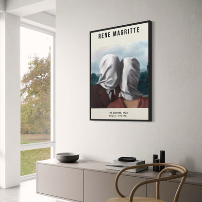 De Geliefden 1928 | René Magritte Surrealistische Kunst