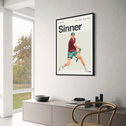 Jannik Sinner | Moderne Tennis Kunst