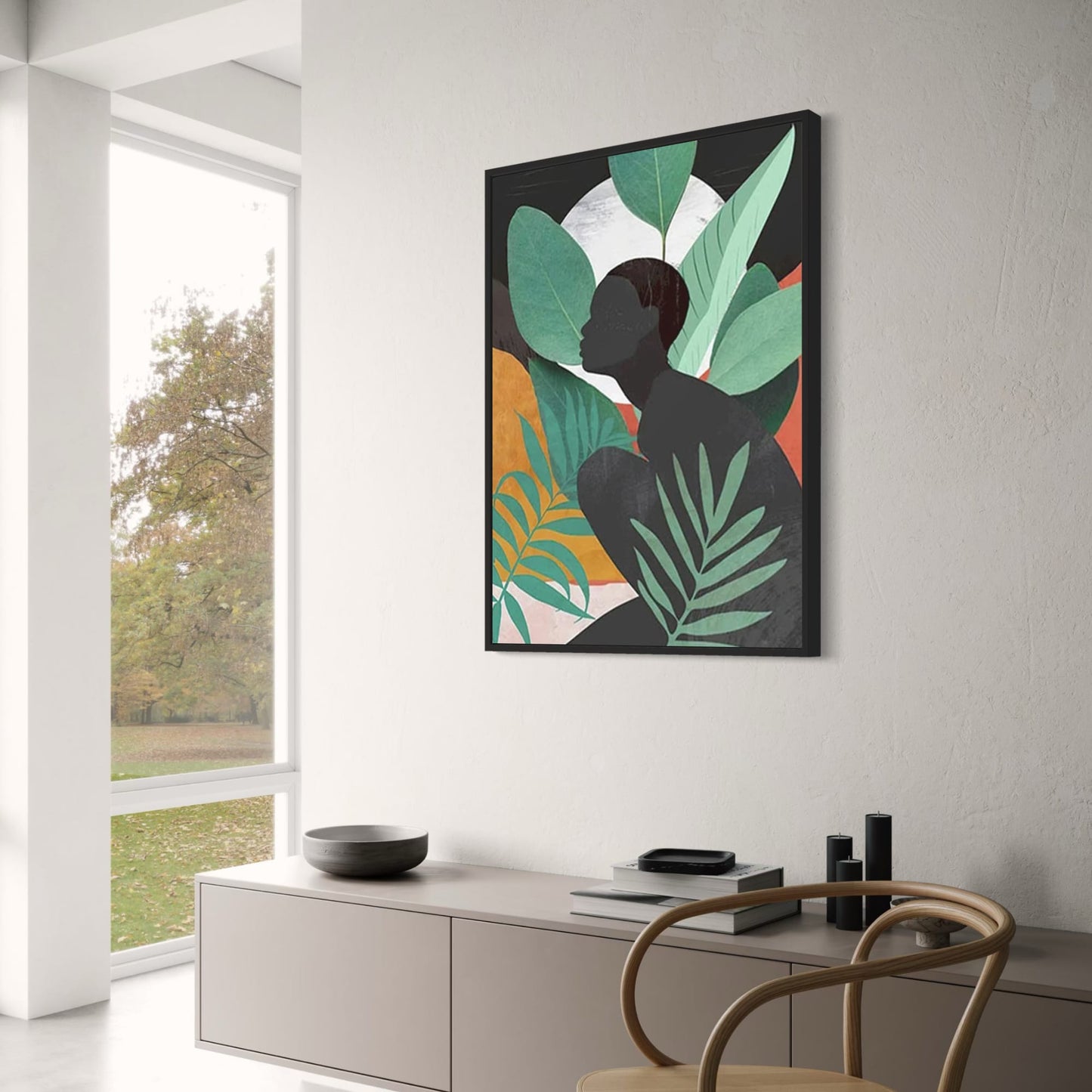 Portrait Poster | Pieces of a Portrait | Artistic Wall Decor | Modern Visual Artwork | Home Decoration | High-Quality Print | Contemporary Design