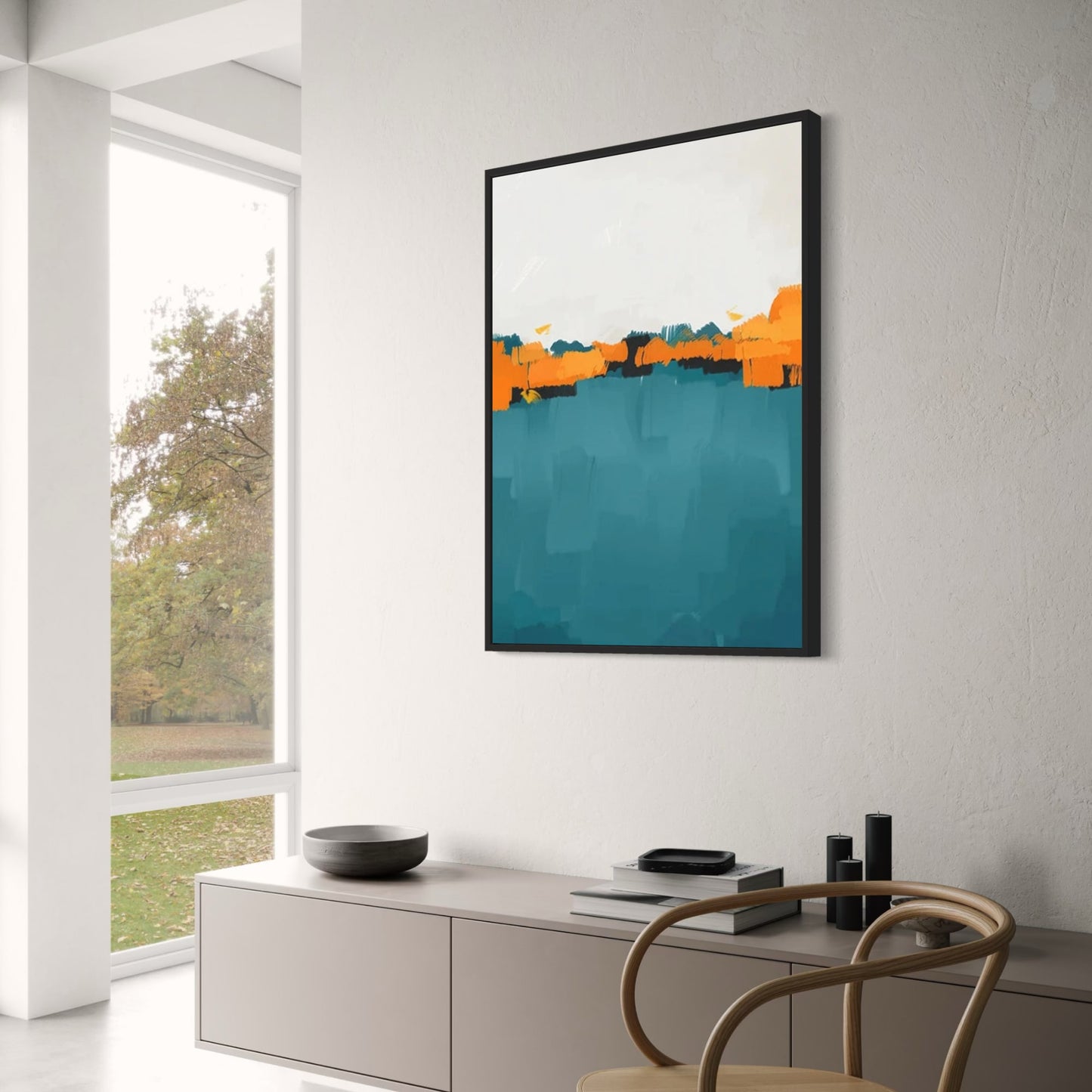 Rhythmen der Farben | Lebendige abstrakte Kunst | Zeitgenössisches Design