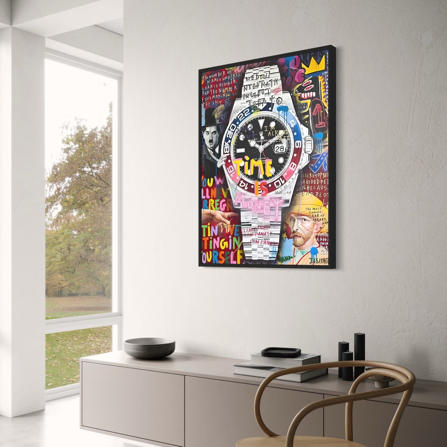 Rolex Pepsi | Moderne Graffiti Kunst | Gedurfd & Levendig