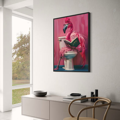 Koninklijke Punk Flamingo met Bril