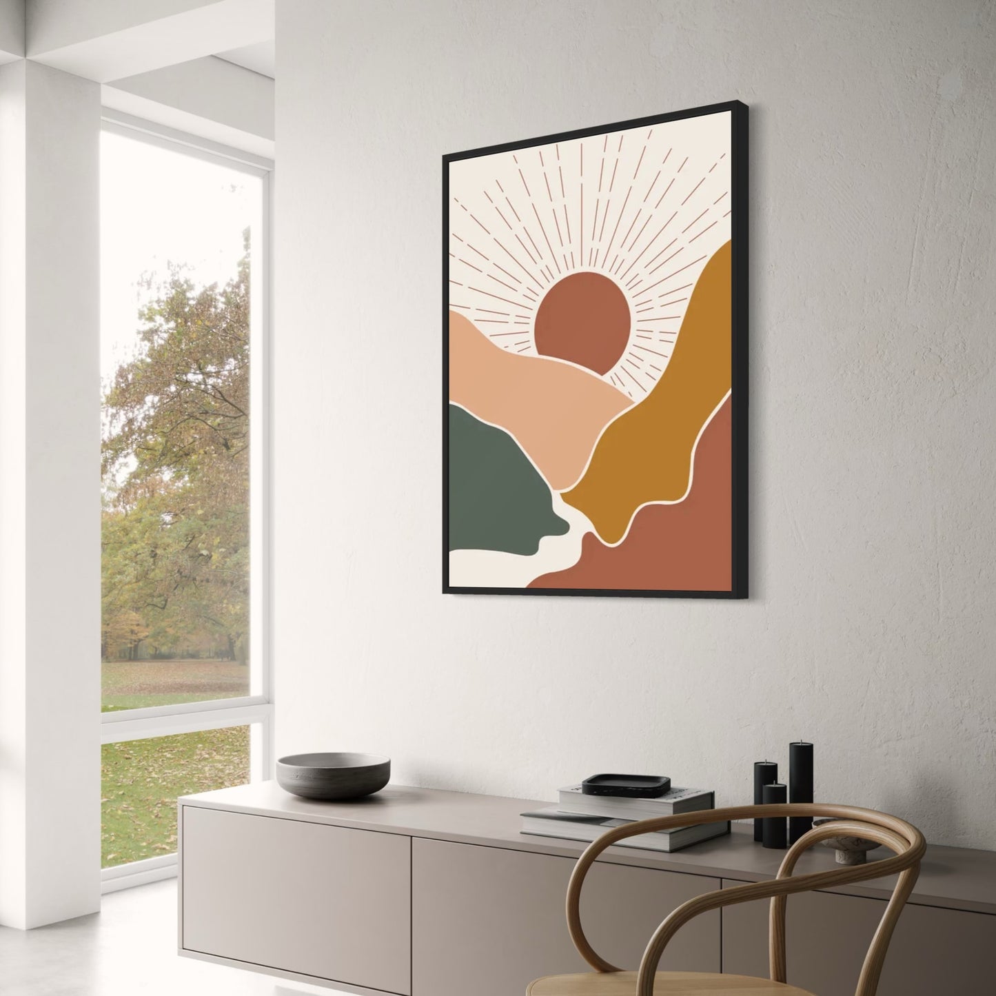 Elements of Nature | Wall Art | Decorative Poster | Visual Artwork for Home & Garden Decor