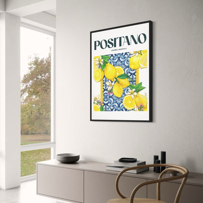 La Dolce Vita | Positano-Zitronen | Mediterrane Kunst