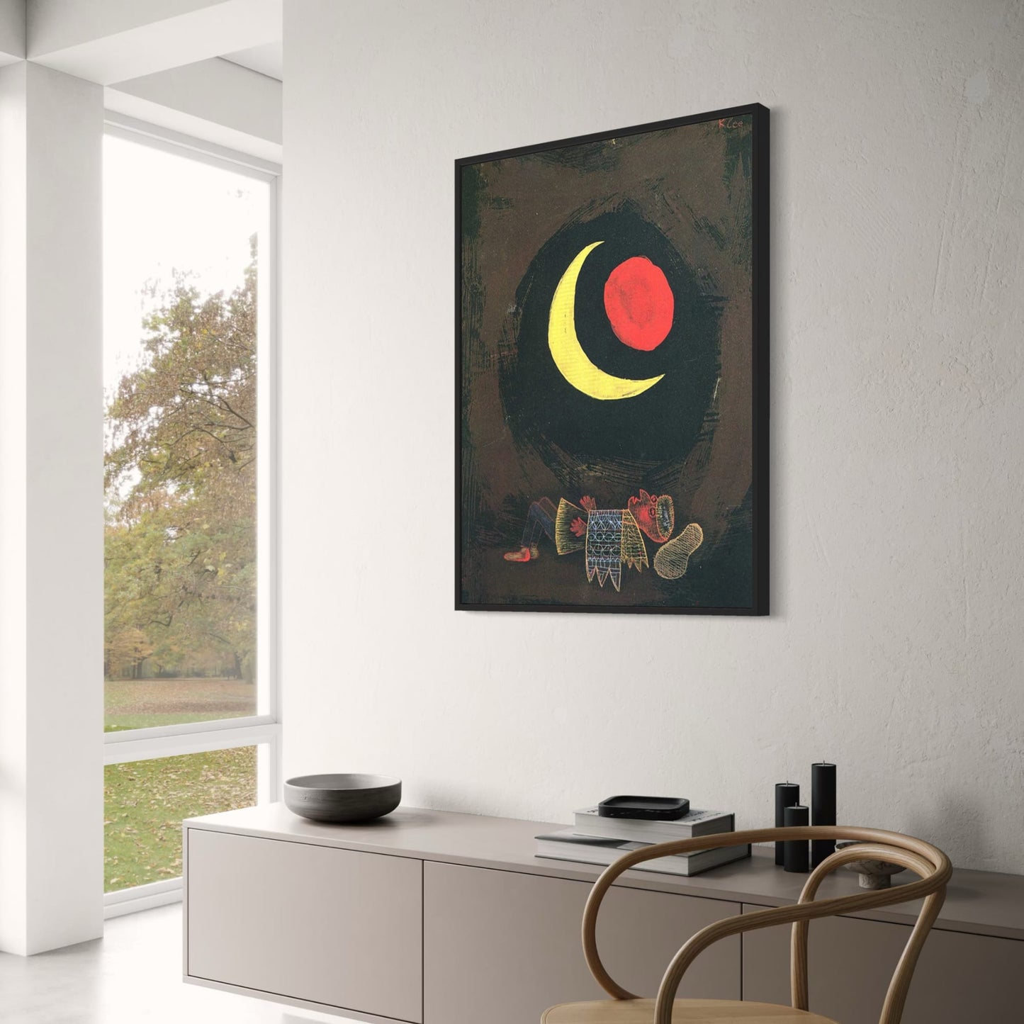 Starker Traum von Paul Klee | Abstrakte Komposition | Moderne Kunst