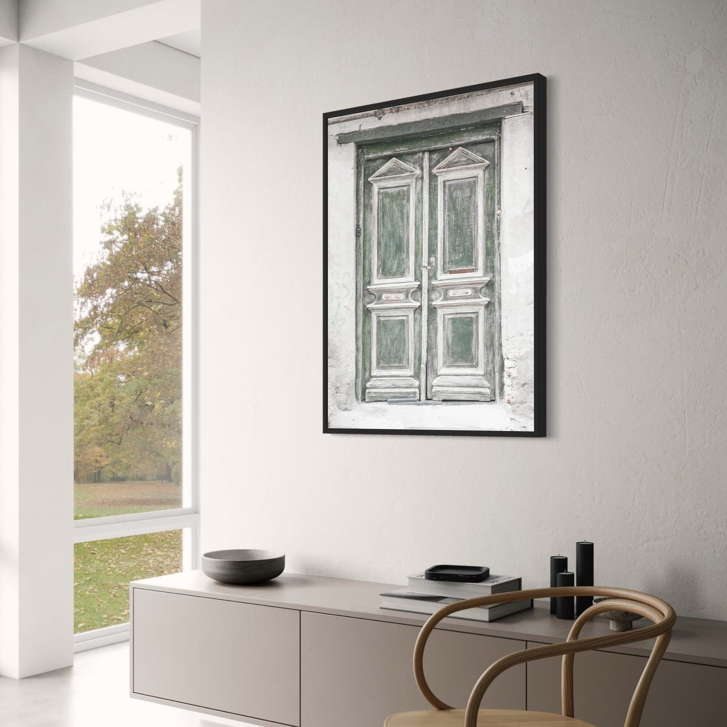 Olive Garden Poster | Italy Inspired Artwork | Hidden Courtyards Design | Home Decoration Wall Art