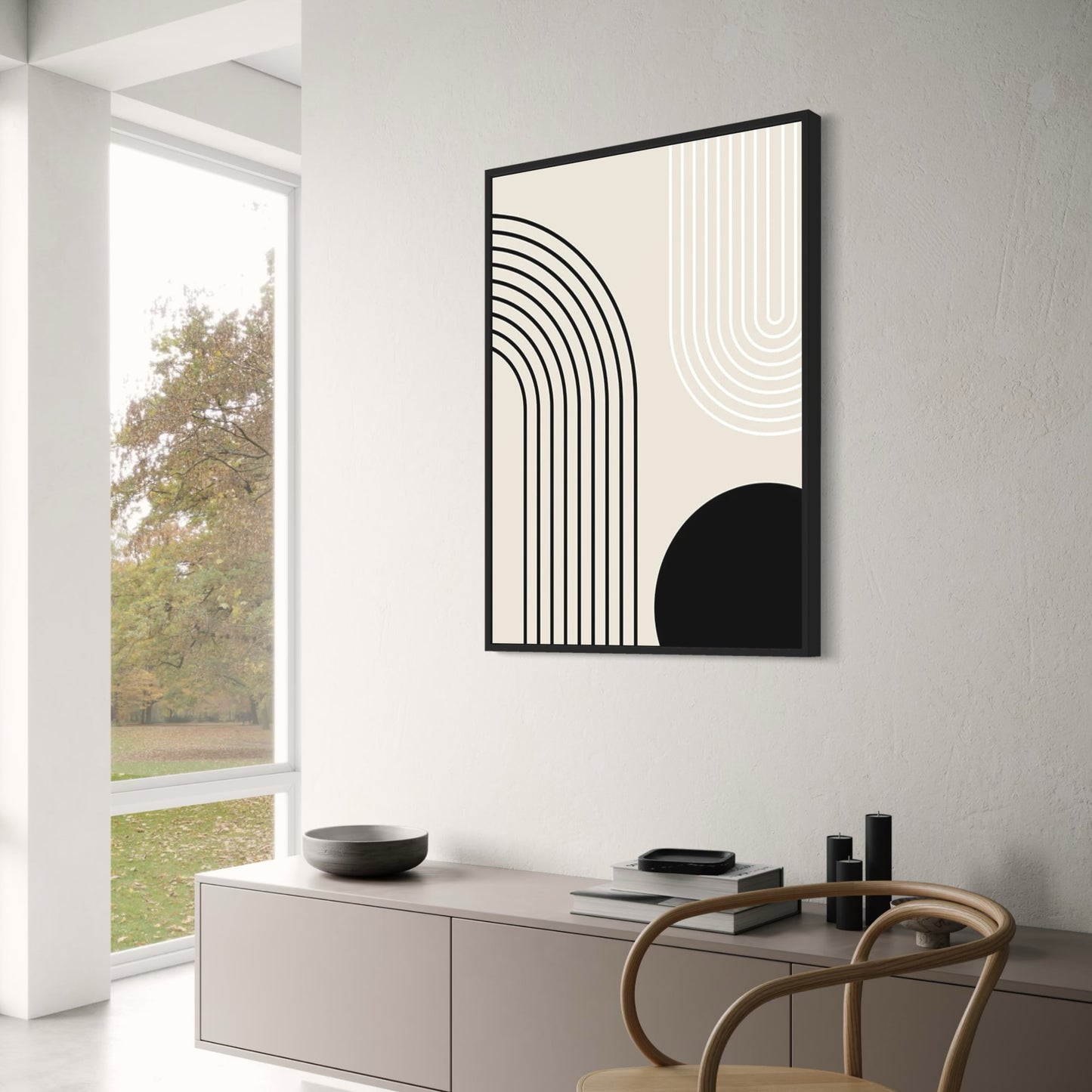 Die Geometrie der Abwesenheit | Moderne minimalistische Abstraktion