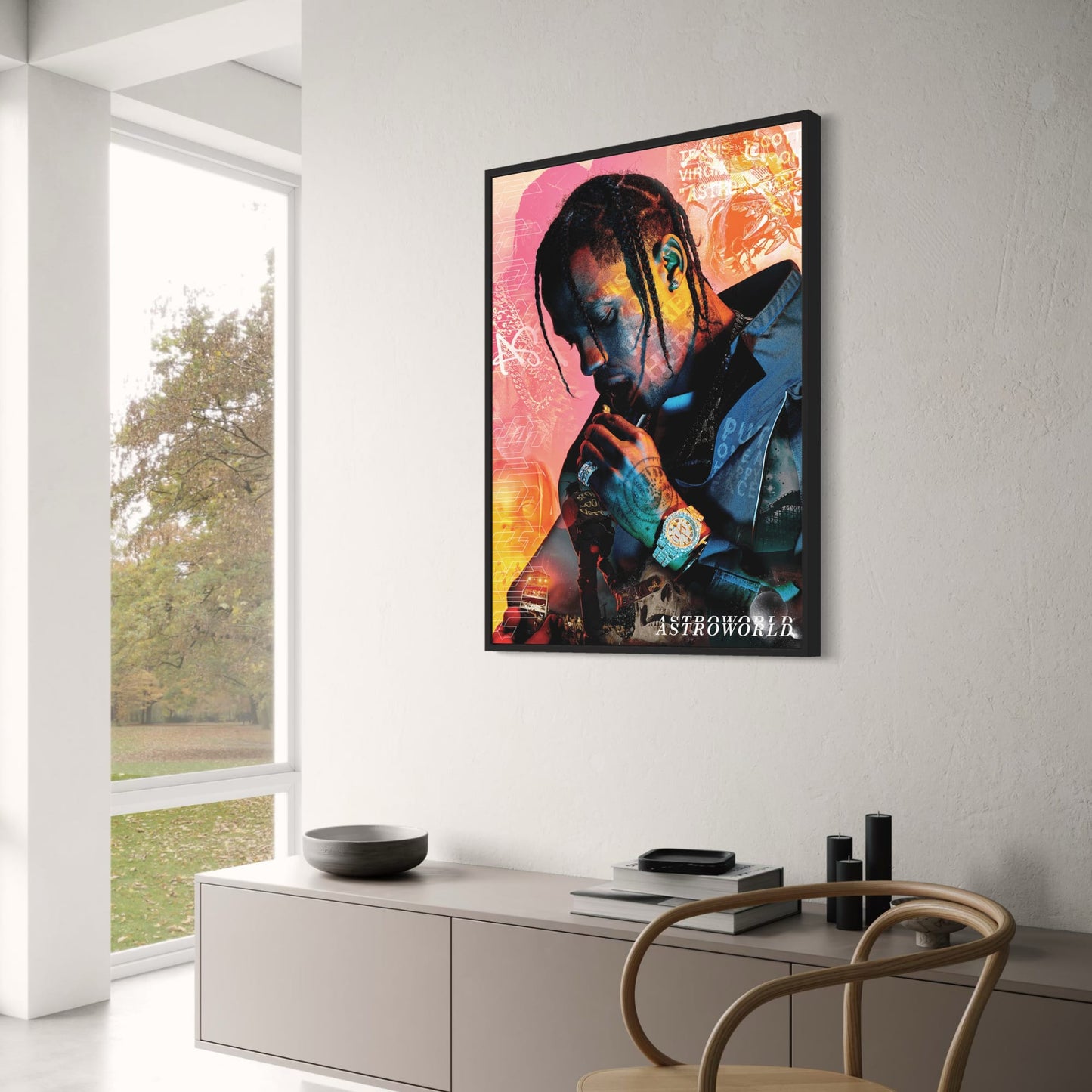 Travis Scott Astroworld | Concert Album Art