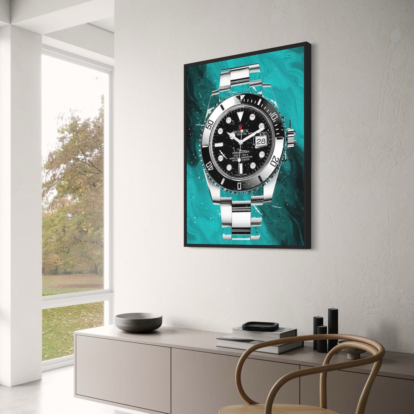 Rolex Submariner | Blauwe Graffiti Kunst