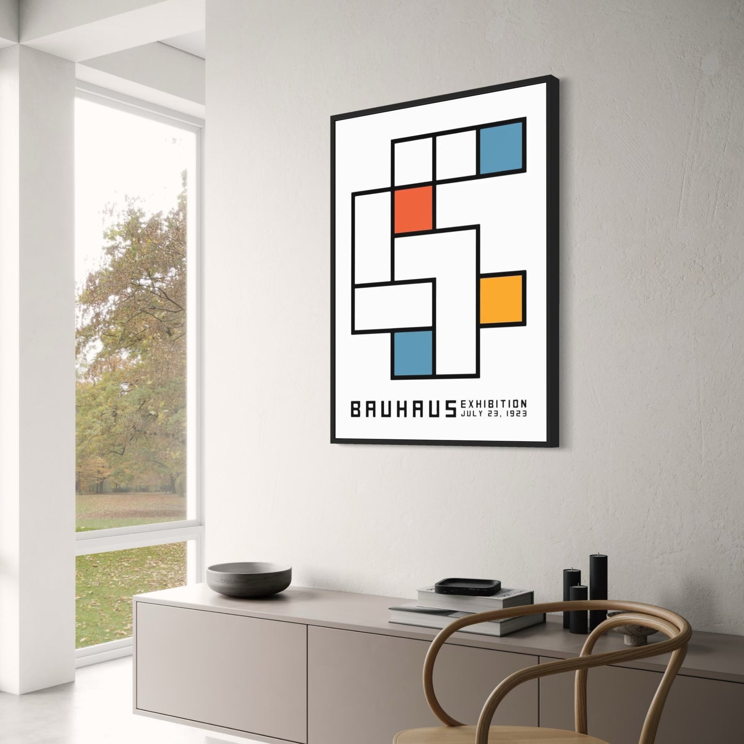 Piet Mondrian | Bauhaus 1923 | Abstract Geometric Deco