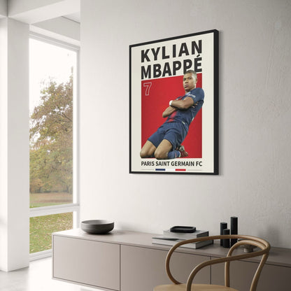Kylian Mbappé #7 | Fußballstar-Artwork
